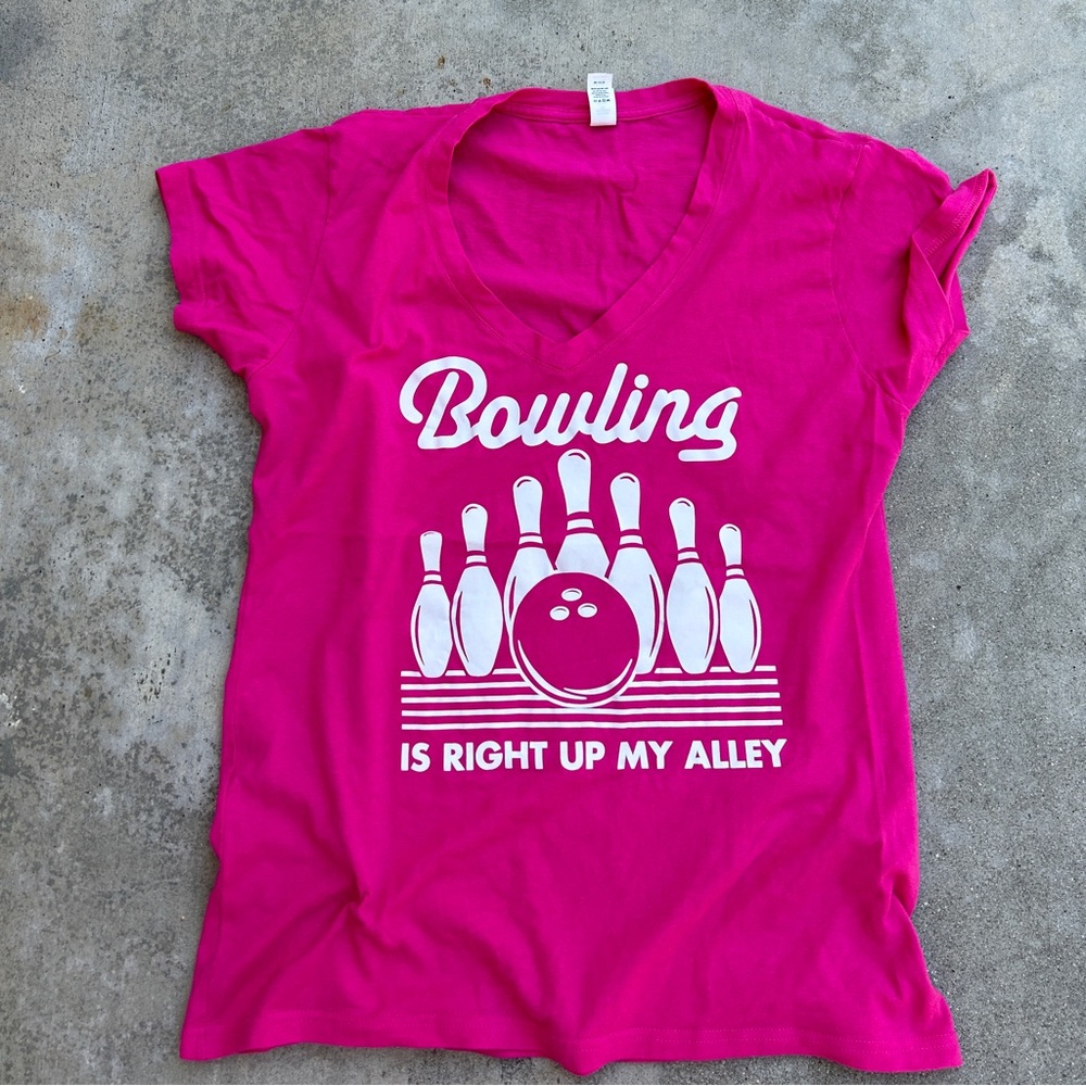 Bowling is right up my alley tshirt